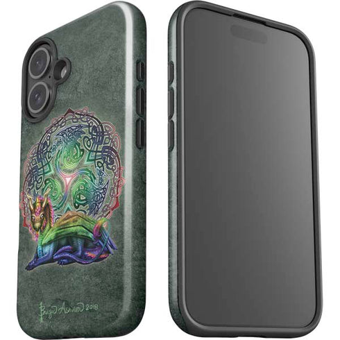 Celtic Dragon by Brigid Ashwood iPhone 16 Impact Case